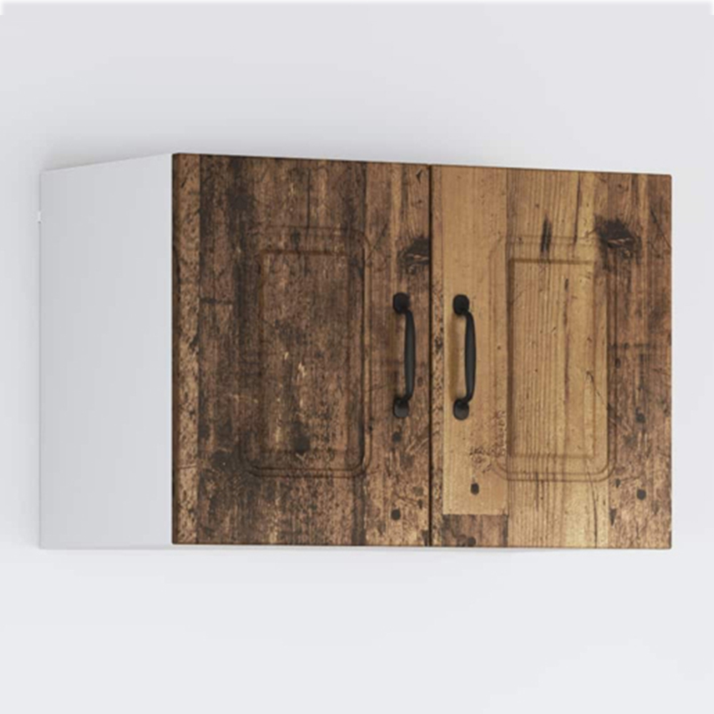 vidaXL Kalmar 2 Door Old Wood Wall Kitchen Cabinet Image 1