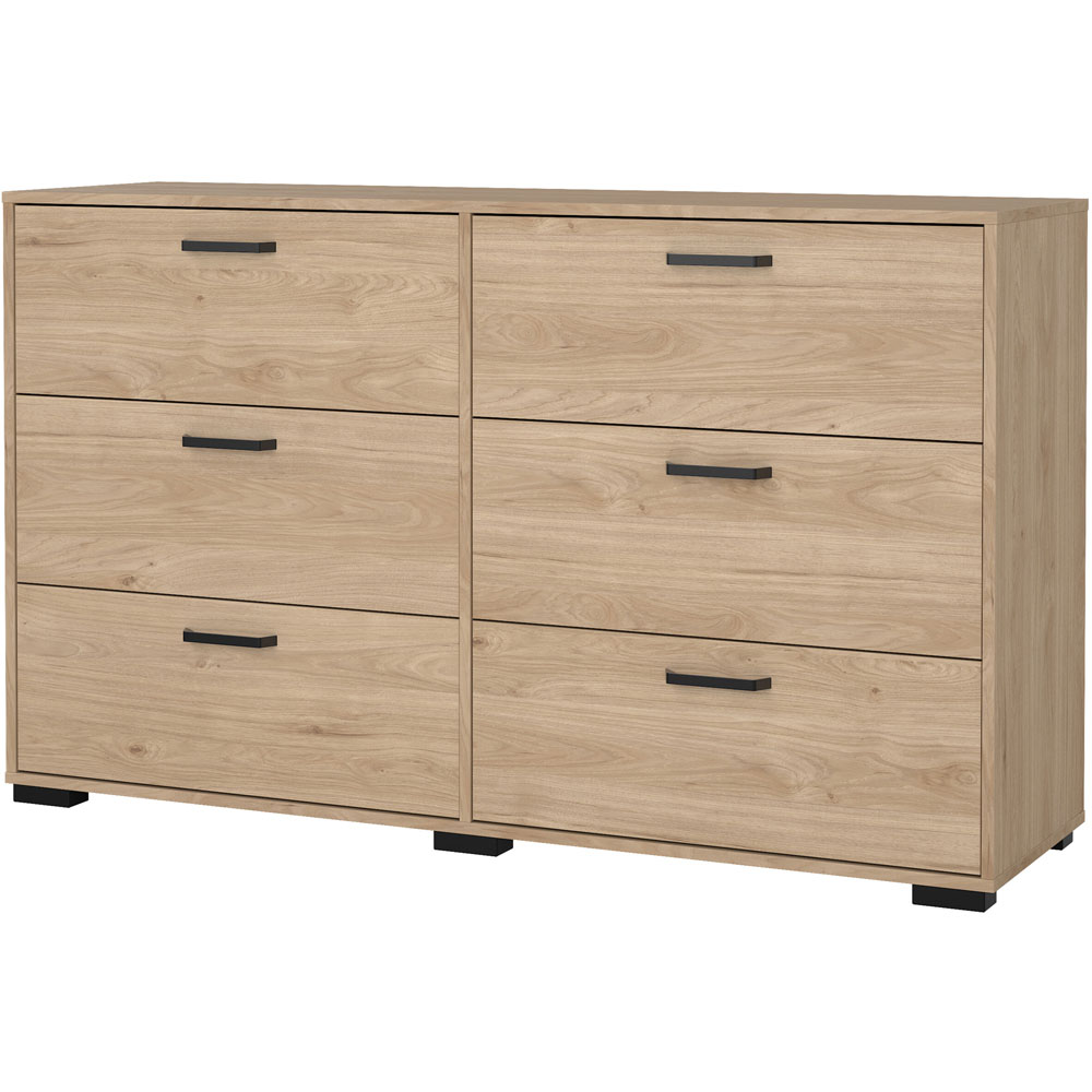 Florence Sofia 6 Drawer Jackson Hickory Chest of Drawers Image 3