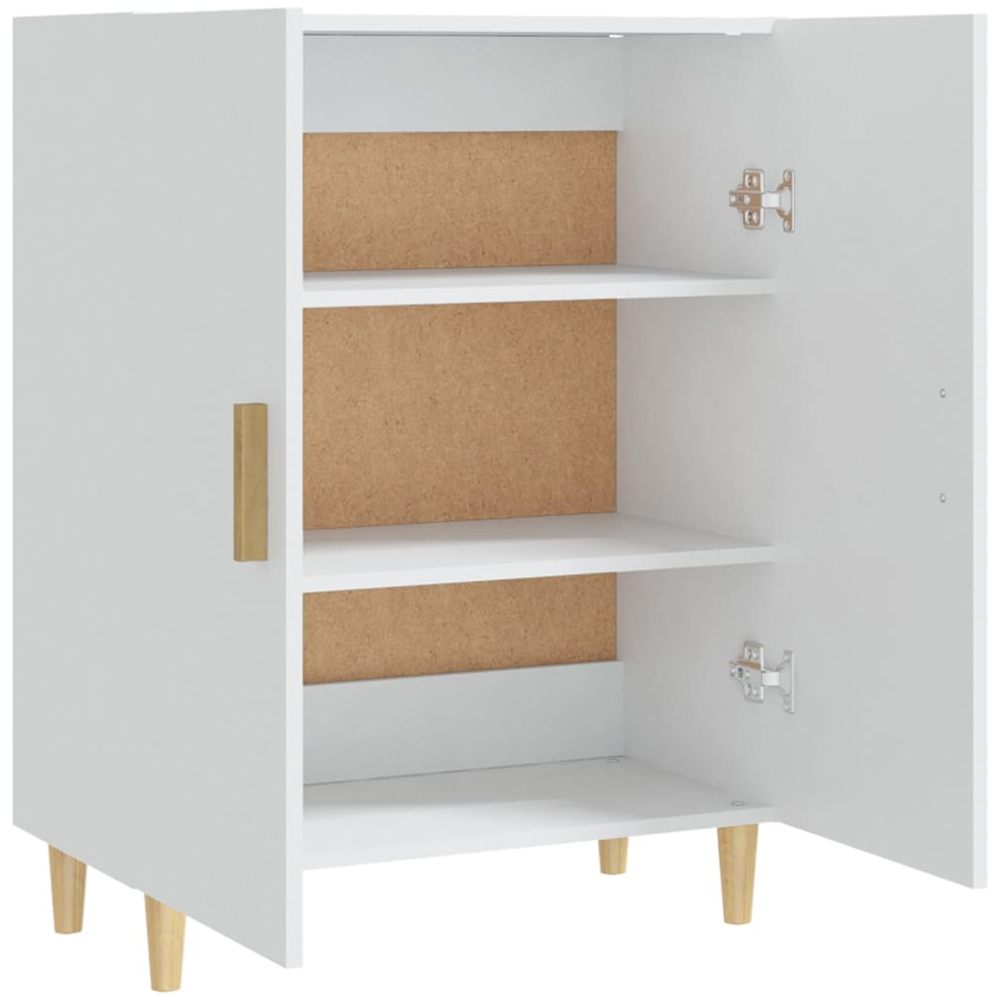 vidaXL 2 Door White Sideboard Image 5