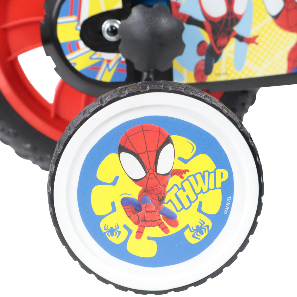 Denver Marvel Spidey 12 inch Kids Bicycle with Stabilisers Image 6