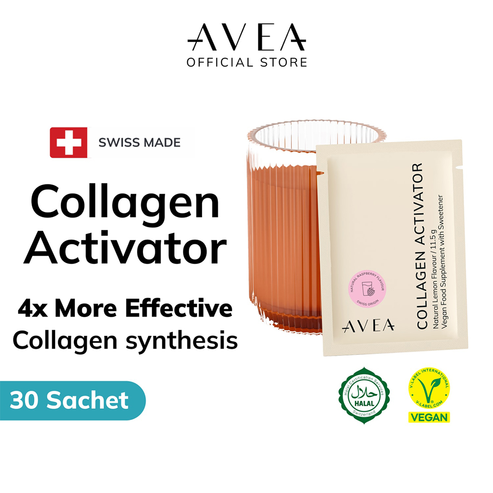 AVEA Raspberry and Mint Collagen Powder Sachets 30 Pack Image 2
