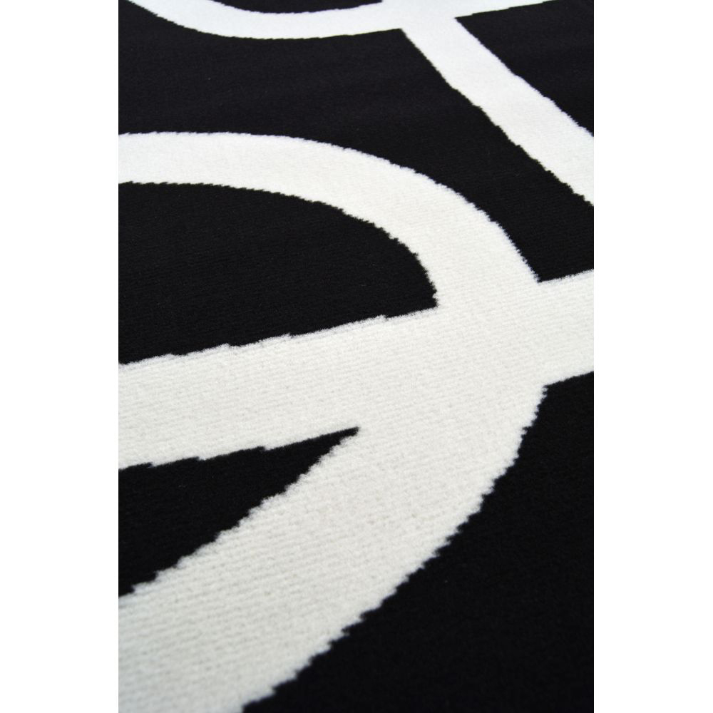 Homemaker Maestro Squiggle Black Rug 200 x 290cm Image 3
