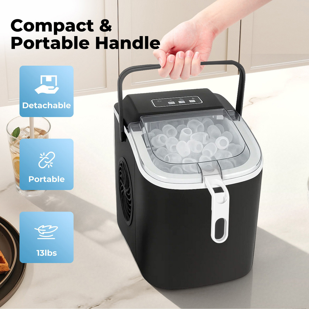 Spector ICE1005-12KG-BK-UK Countertop Ice Maker Machine 100W Image 7