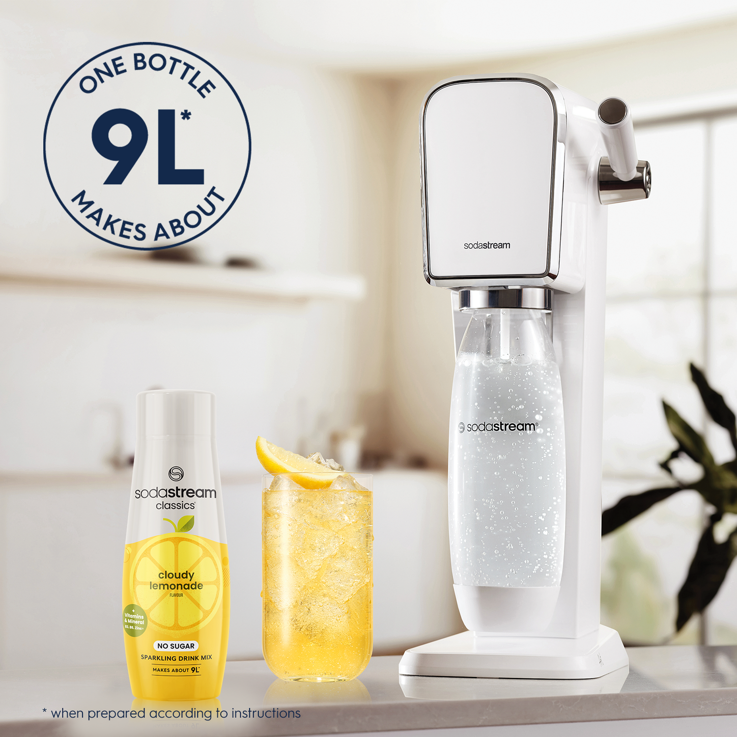 Sodastream Classics Sparkling Drink Mix with VitaminsCloudy Lemonade Image 3