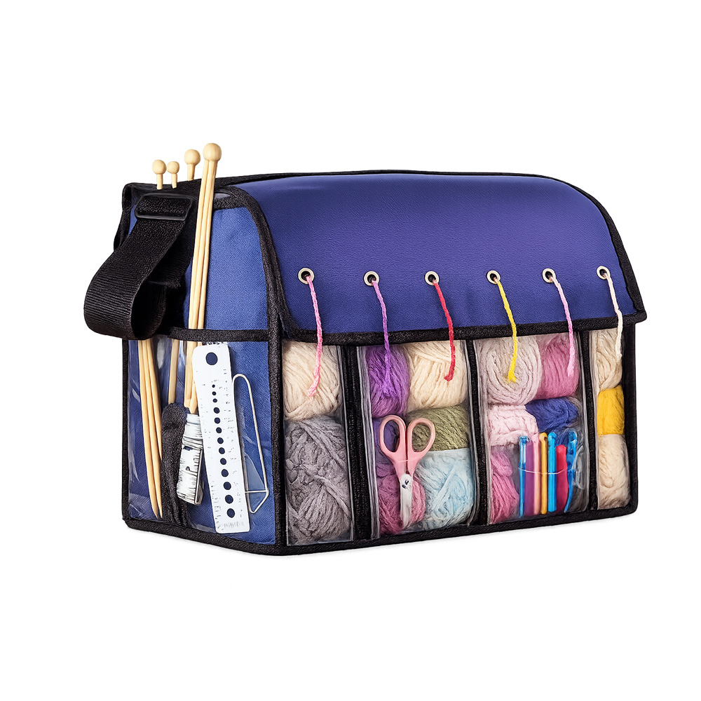 Avilo Navy Knitting Organiser Image 1