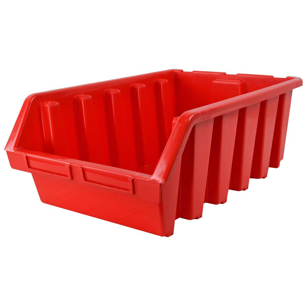 Faithfull 19 x 33cm Red Interlocking Storage Bin Image