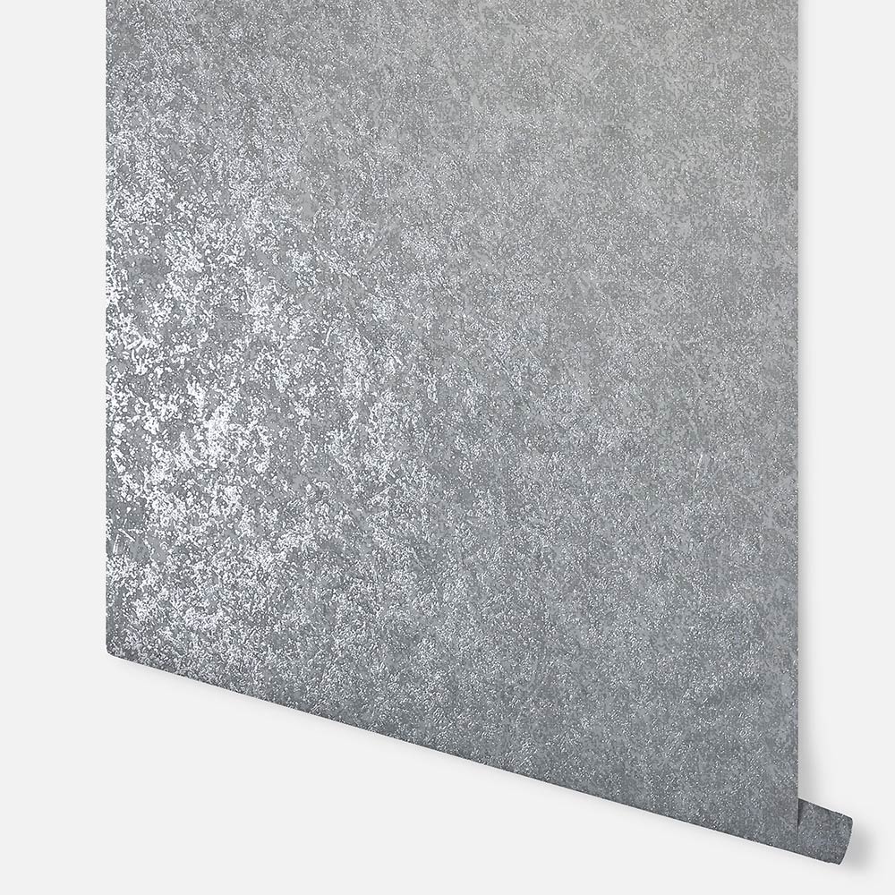 Arthouse Textured Kiss Foil Silver Wallpaper Image 4