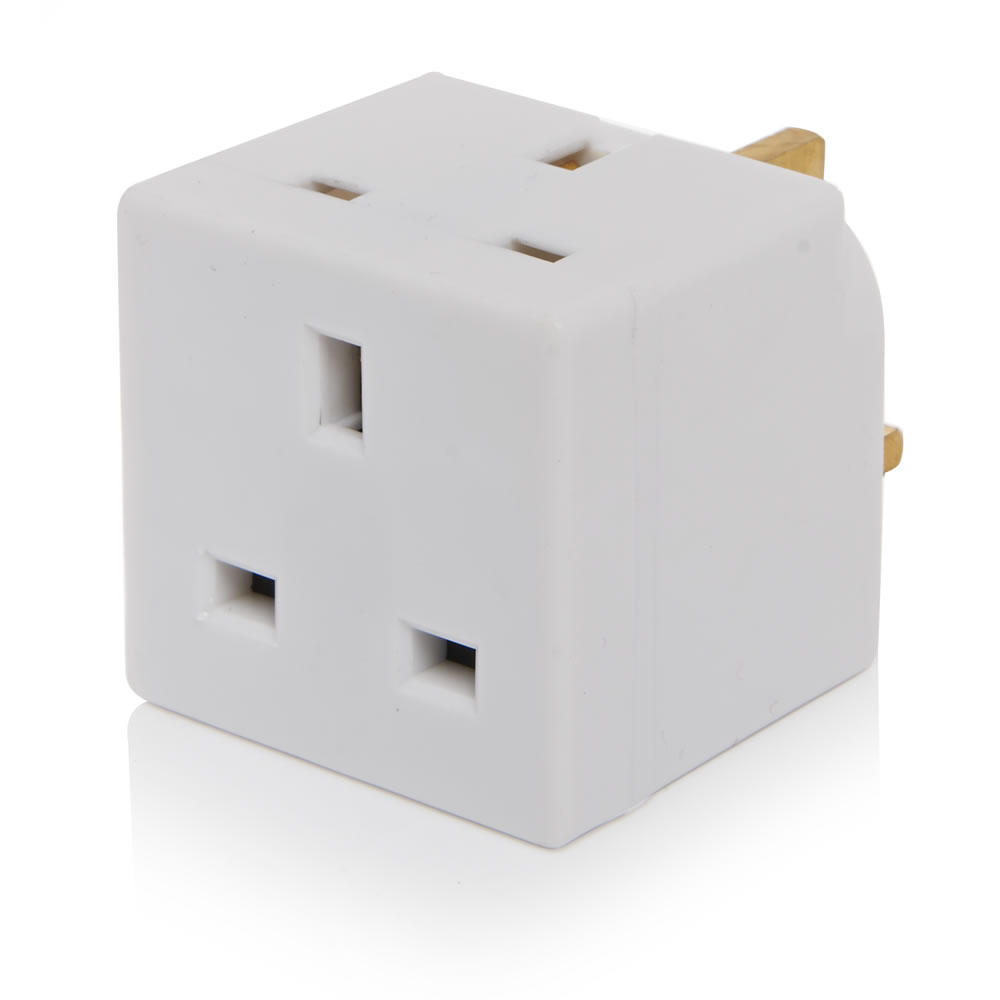 Wilko 13 Amp 2 Way Multi Socket Image