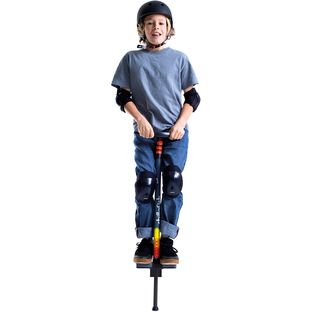 Chillafish Poogi Teen Glow Papaya Light-Up Pogo Stick Image 4