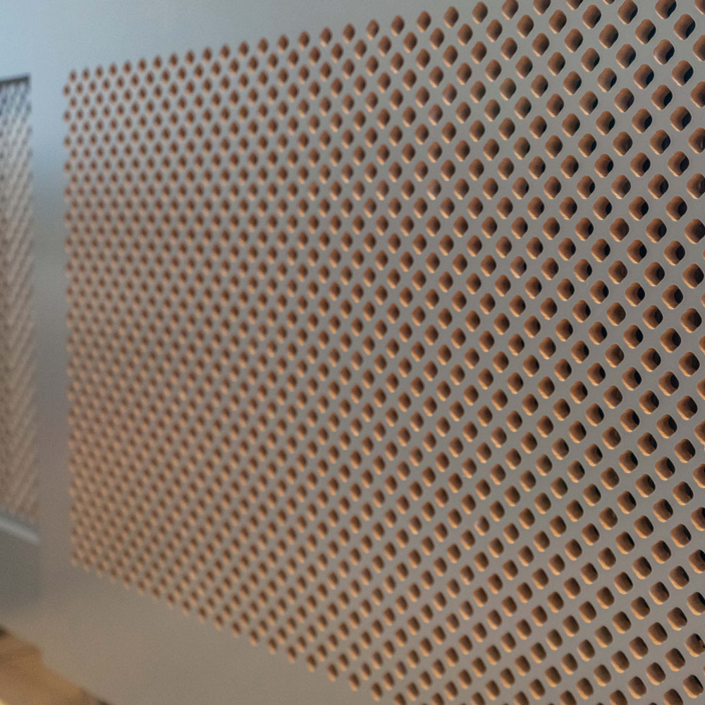 Jack Stonehouse Matt Grey Diamond Grill Radiator Cover Adjustable Image 4