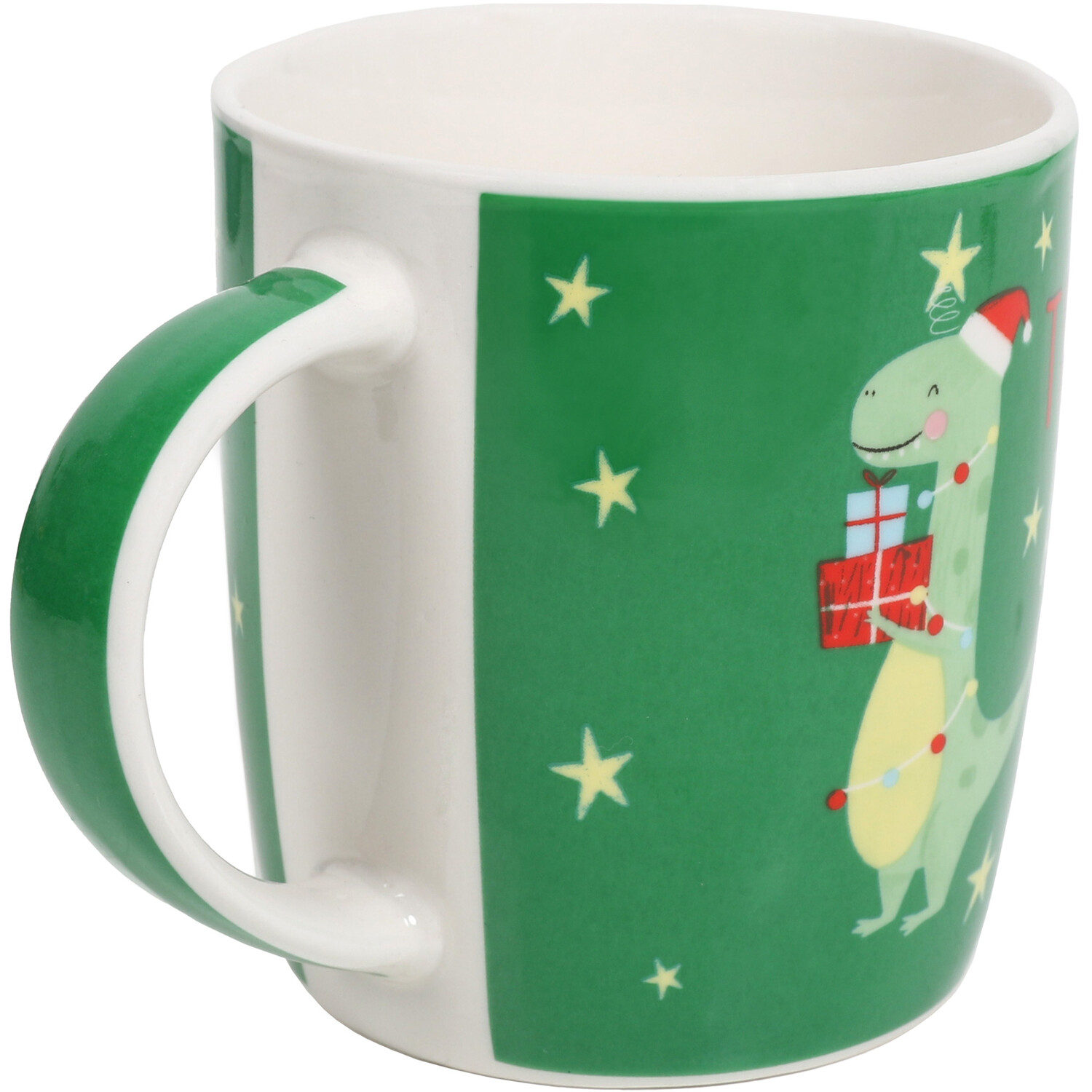 T-Rex Christmas Mug Image 2