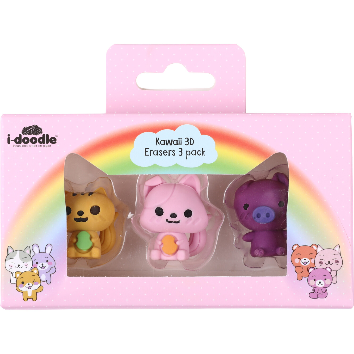 Kawaii 3D Erasers Image 1