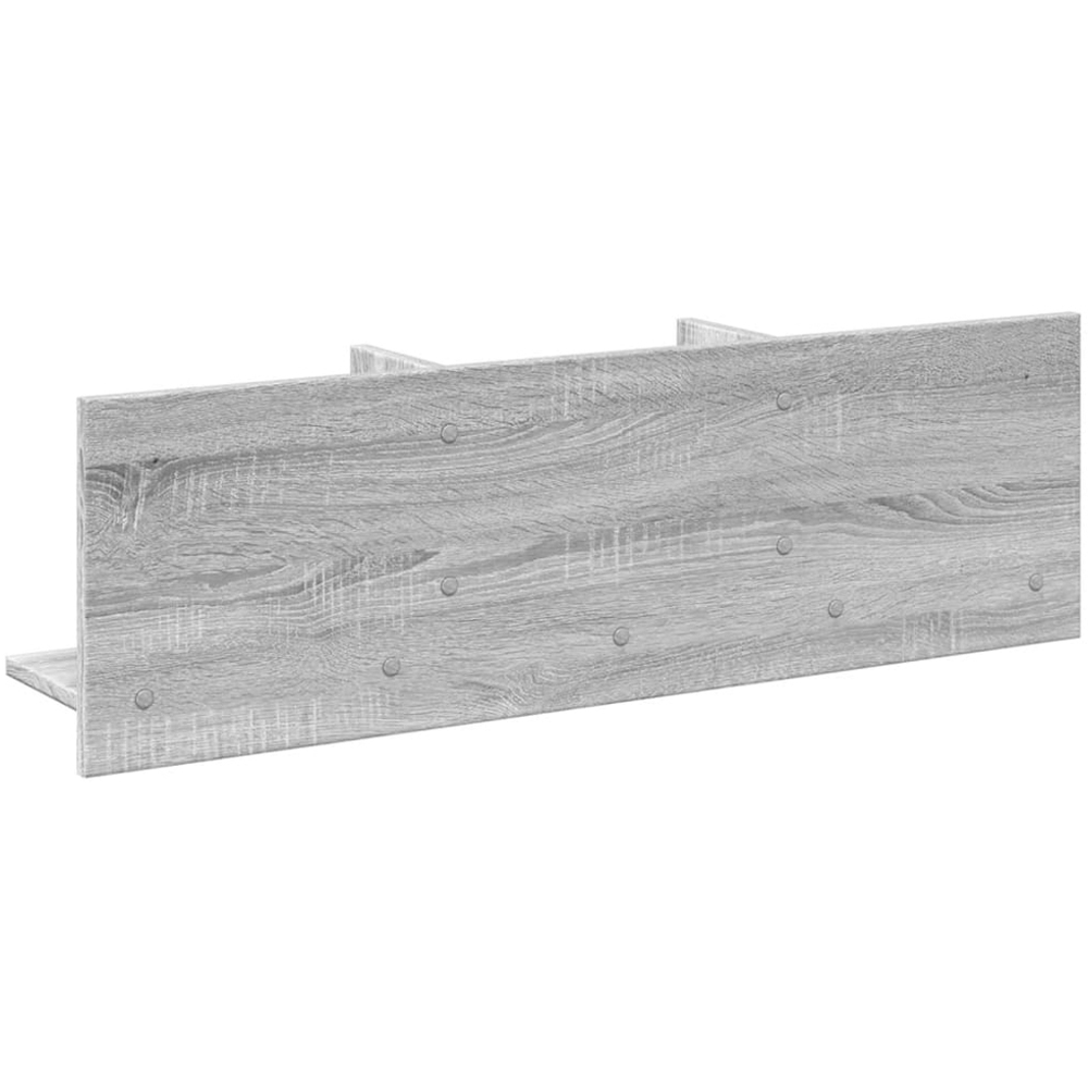 vidaXL 3 Shelf Grey Sonoma Wall Cabinet Image 5