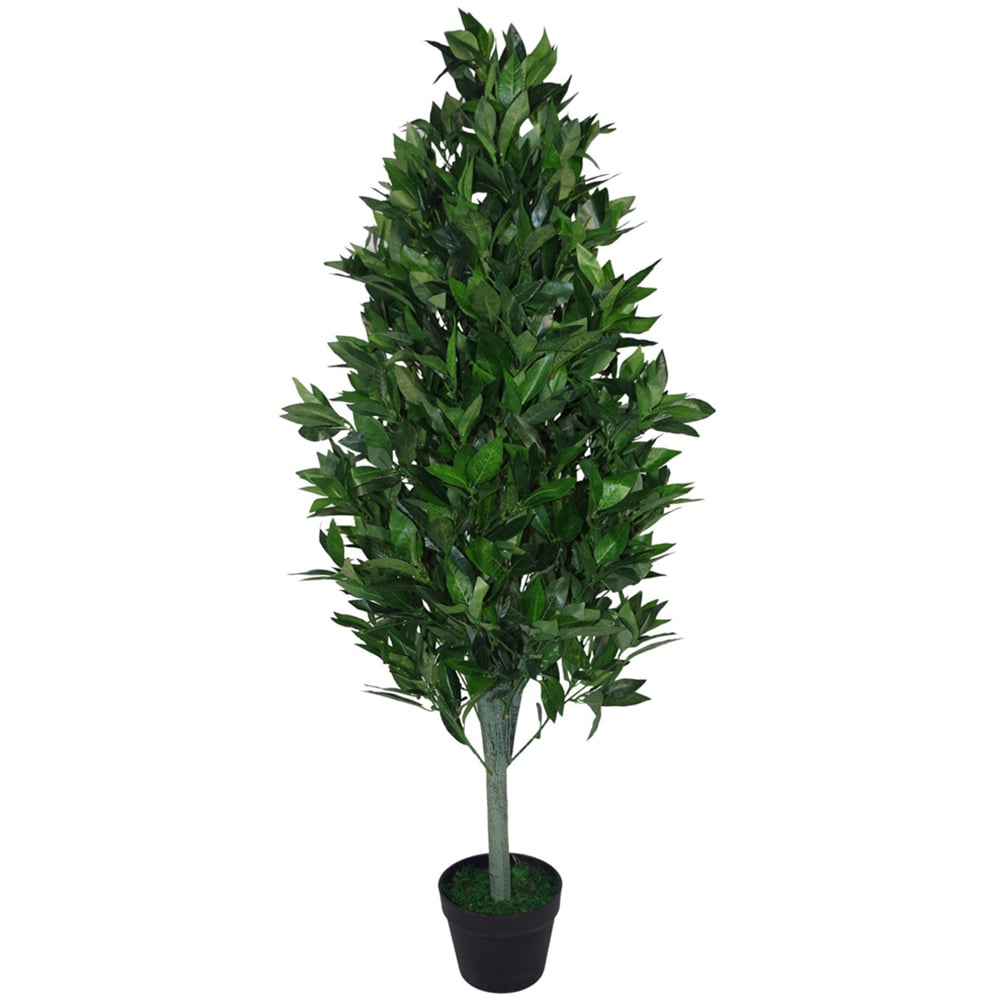 Leaf Pyramid Cone Bay Artificial Tree 120cm Image 1