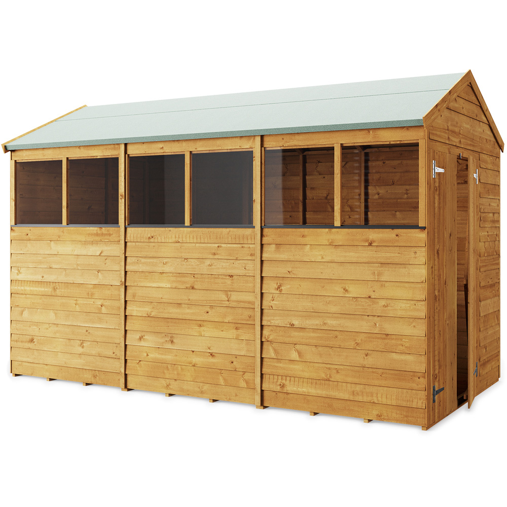 StoreMore 12 x 6ft Double Door Overlap Apex Shed Image 2