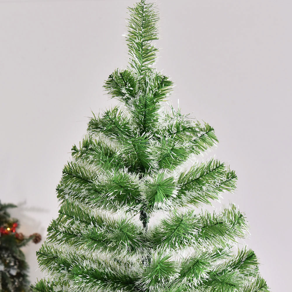 Everglow Green Christmas Tree with Metal Stand 6.8ft Image 3