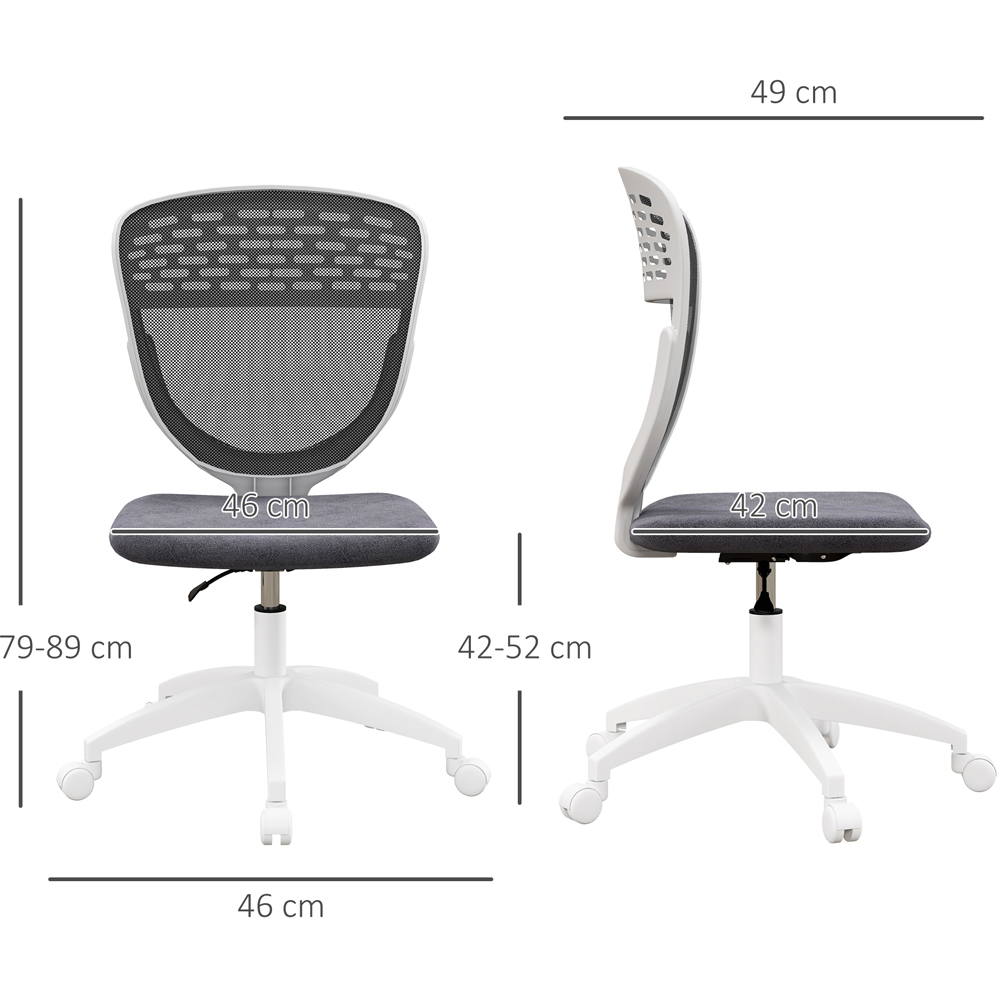 Portland Grey Mesh Office Chair Image 7
