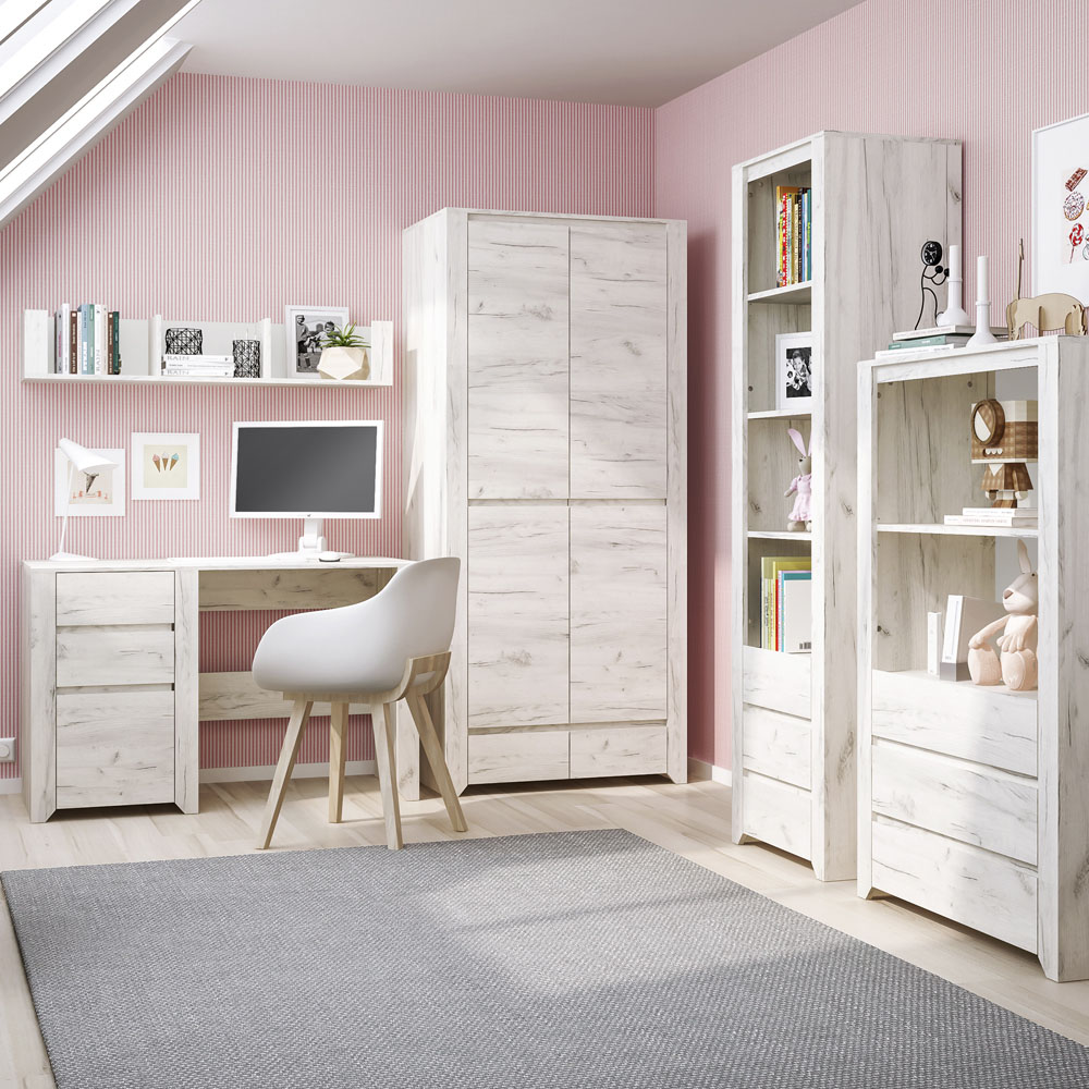 Florence Angel 2 Door 2 Drawer Fitted Wardrobe Image 6