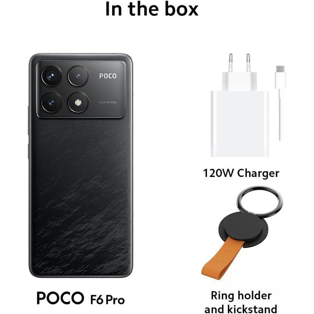 Xiaomi POCO F6 Pro 5G 12GB 256GB Dual SIM Android Smartphone Black Image 5