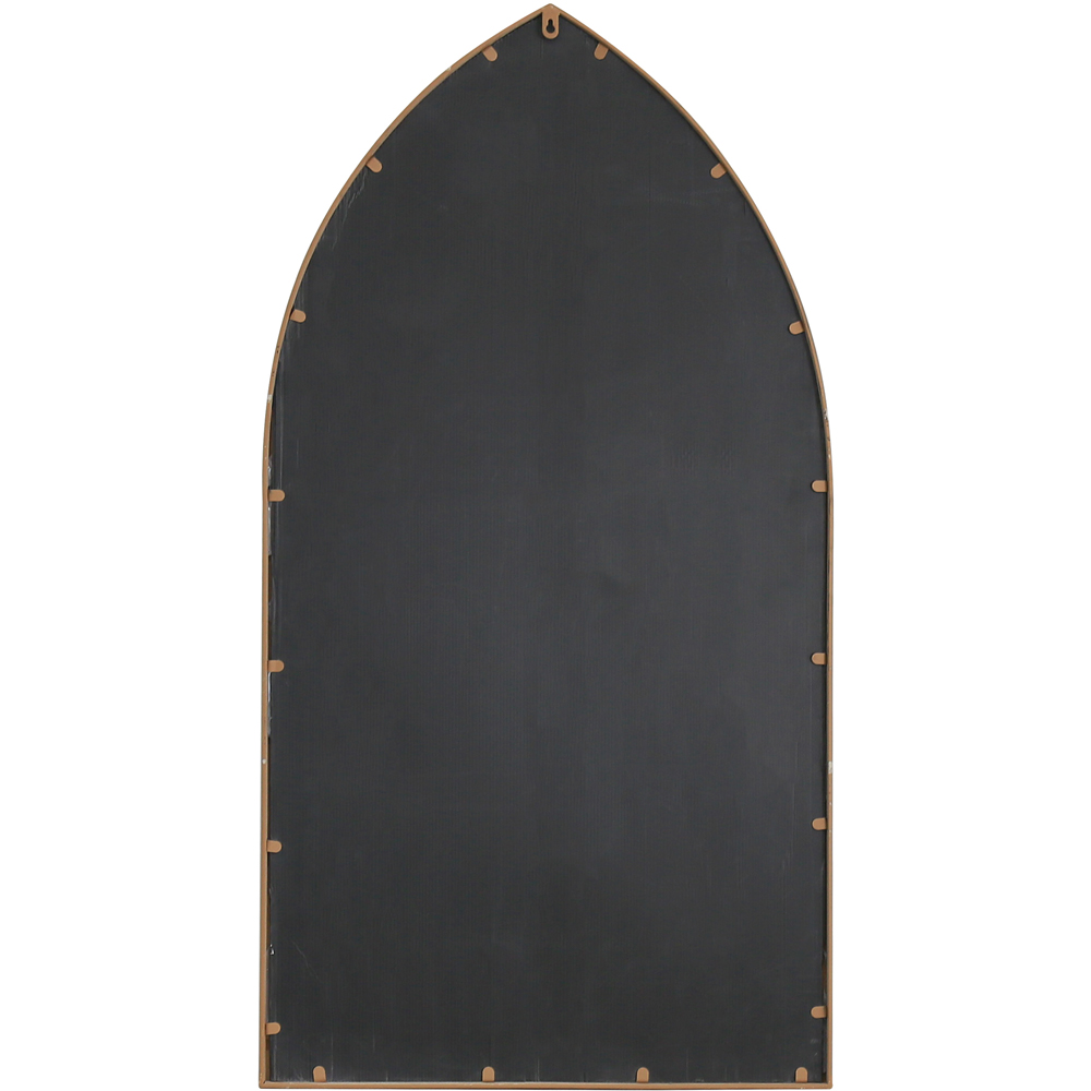 Charles Bentley Lisbon Cream Sand Effect Arched Wall Mirror Image 3