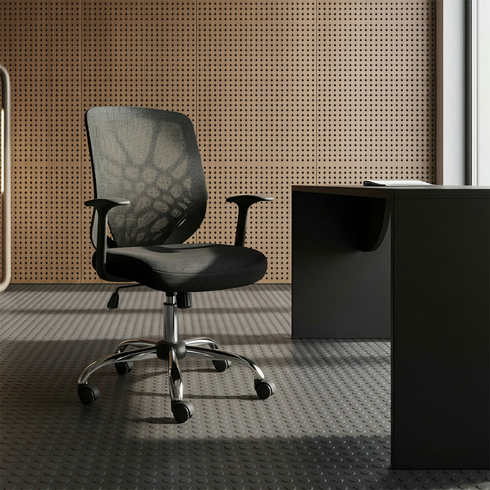 Alphason Atlanta Black Mesh Back Operator Chair Image 6
