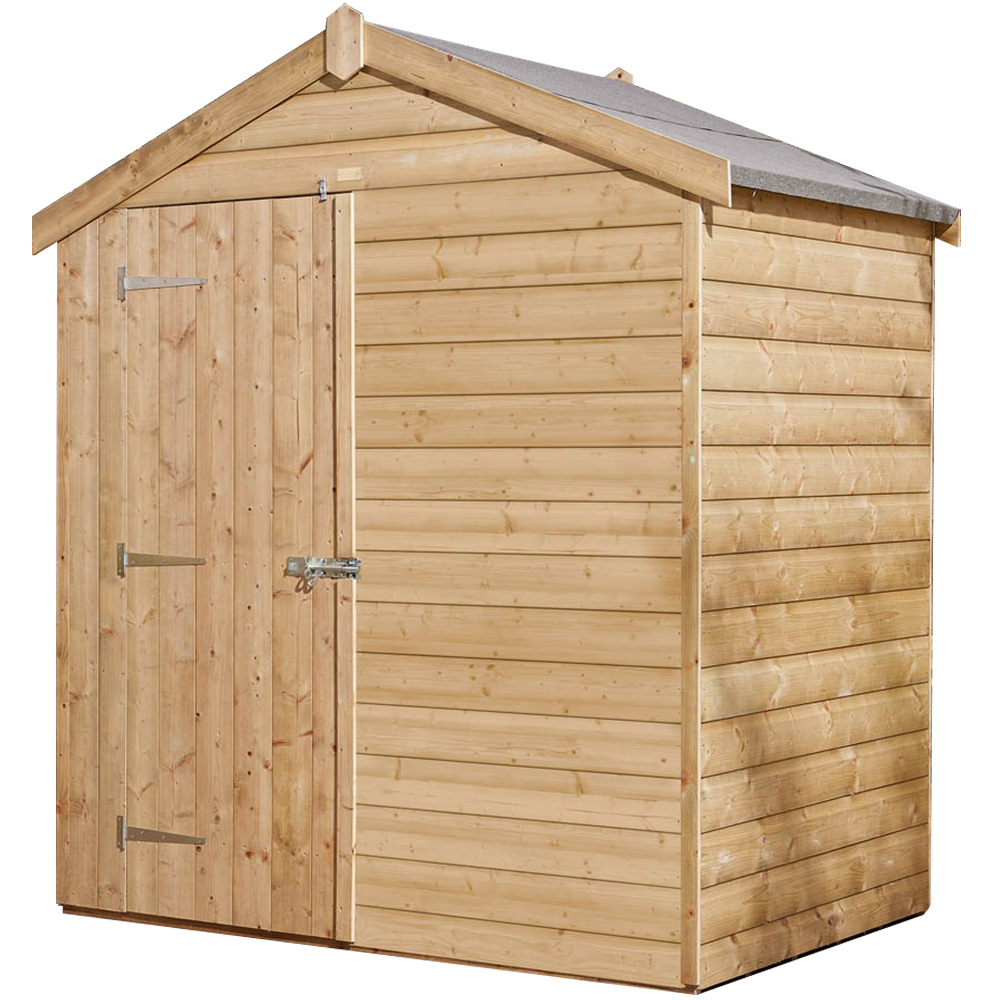 Rowlinson 4 x 6ft Shiplap Apex Shed Image 1