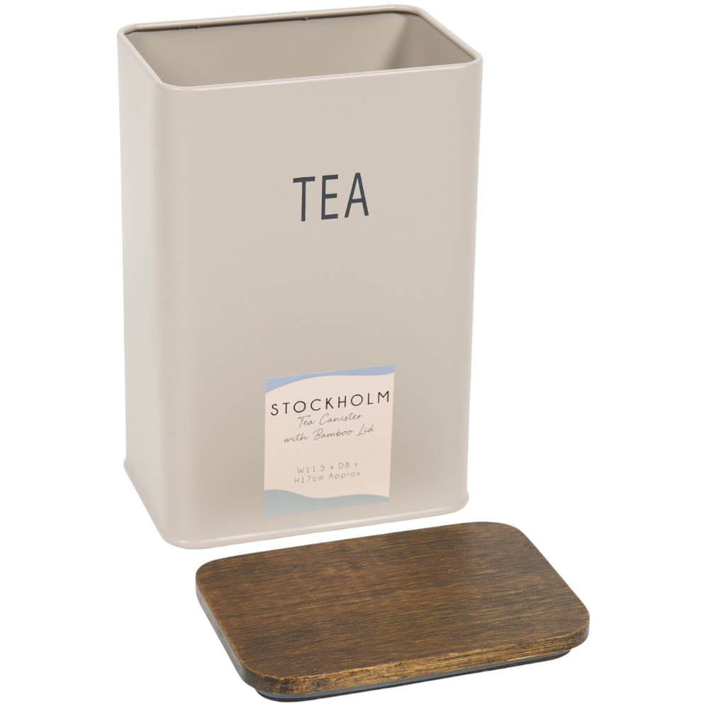 Stockholm Tea Canister with Bamboo Lid Image 6