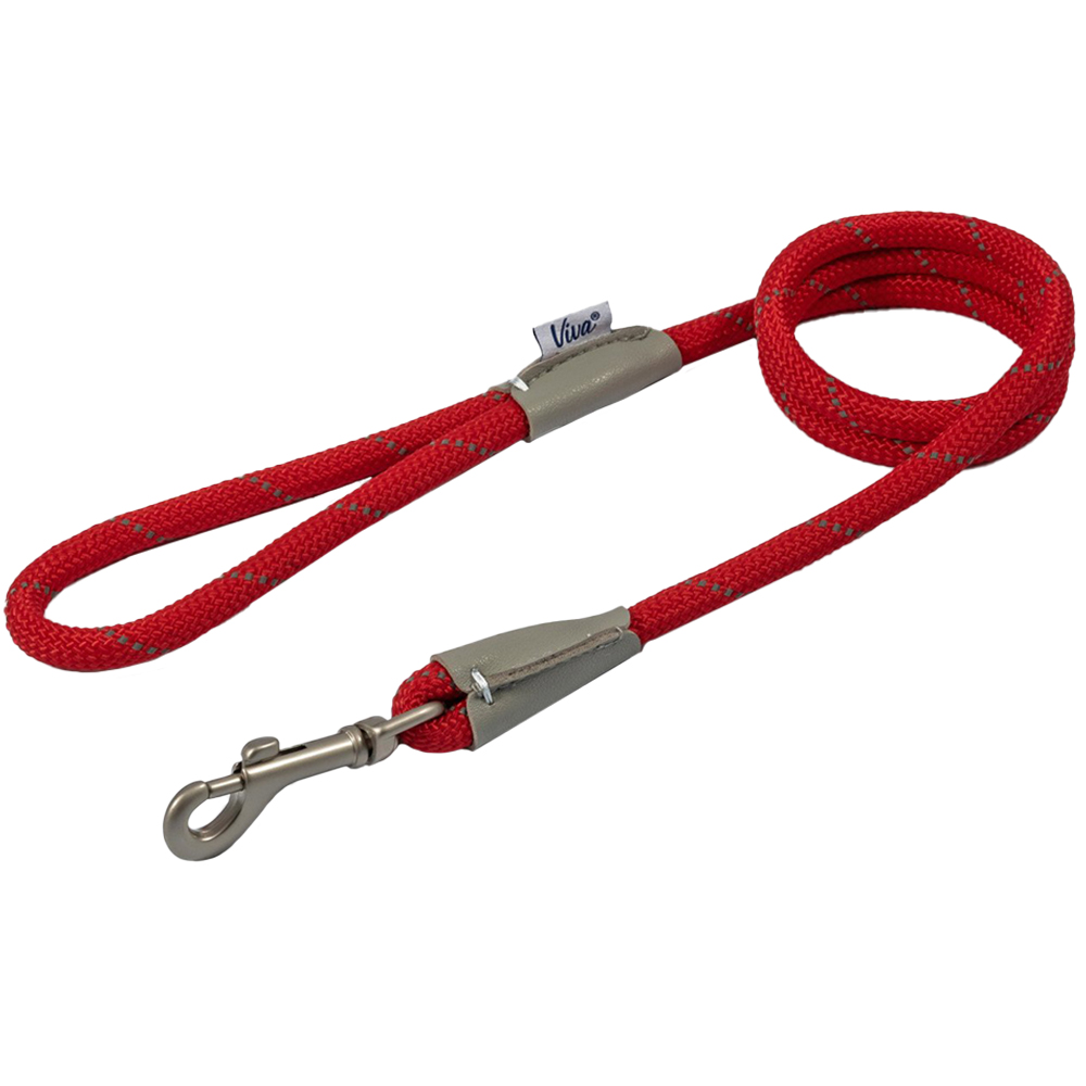 Reflective Rope Lead - Red / 1.2cm Image
