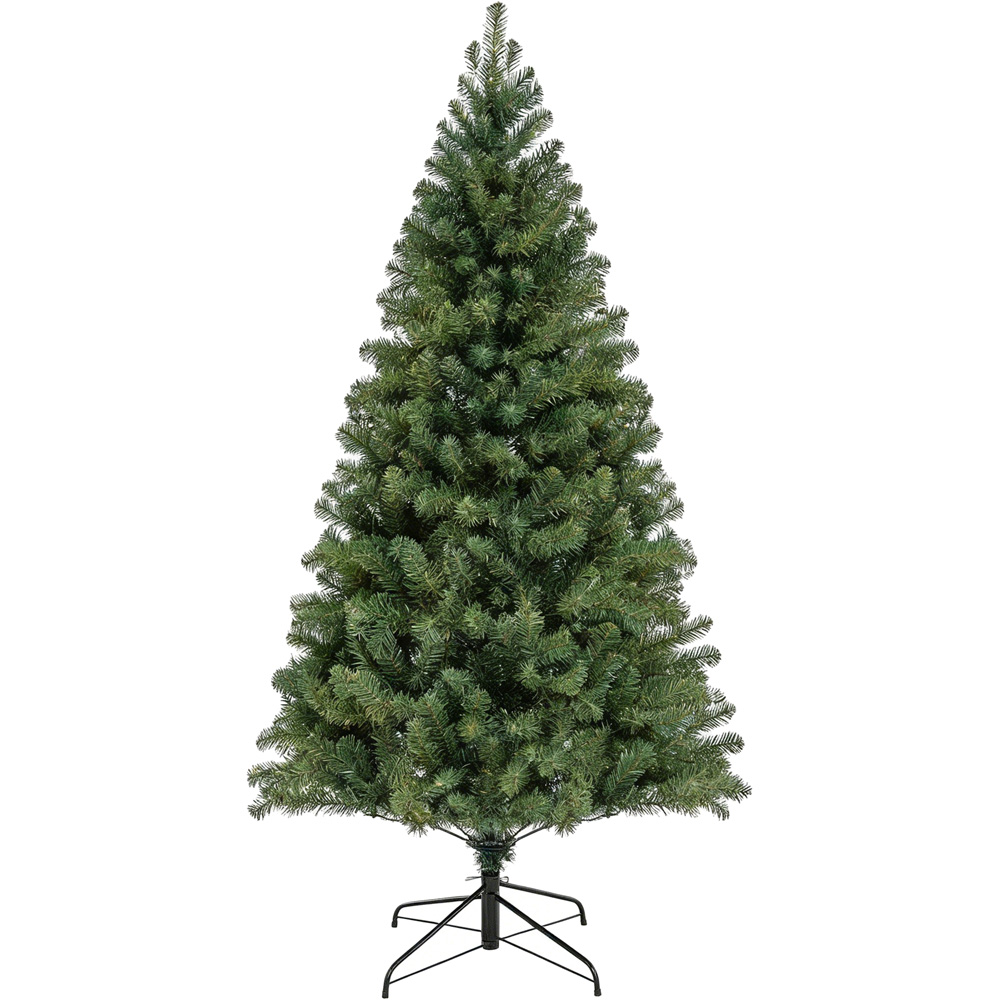 Festive Christmas Richmond Fir Winter Pre-Lit Artificial Christmas Tree 6ft Image 4