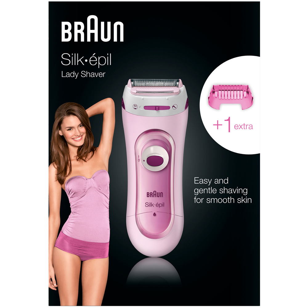 Braun 5-100 Silk-epil Lady Shaver Black Image 3