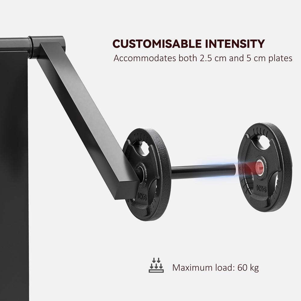 SPORTNOW Adjustable Preacher Curl Bench with Elbow Cushion Image 5
