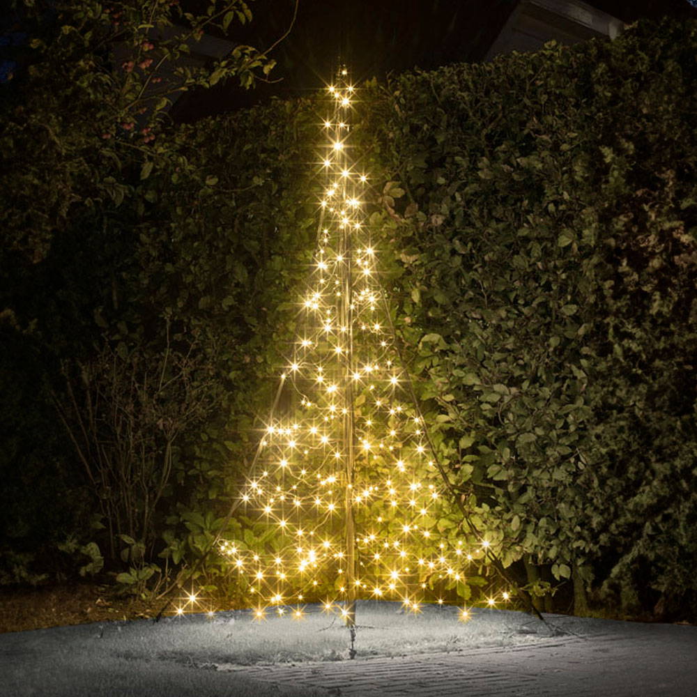 Fairybell 6.5ft Warm White LED Outdoor Christmas Tree | Wilko