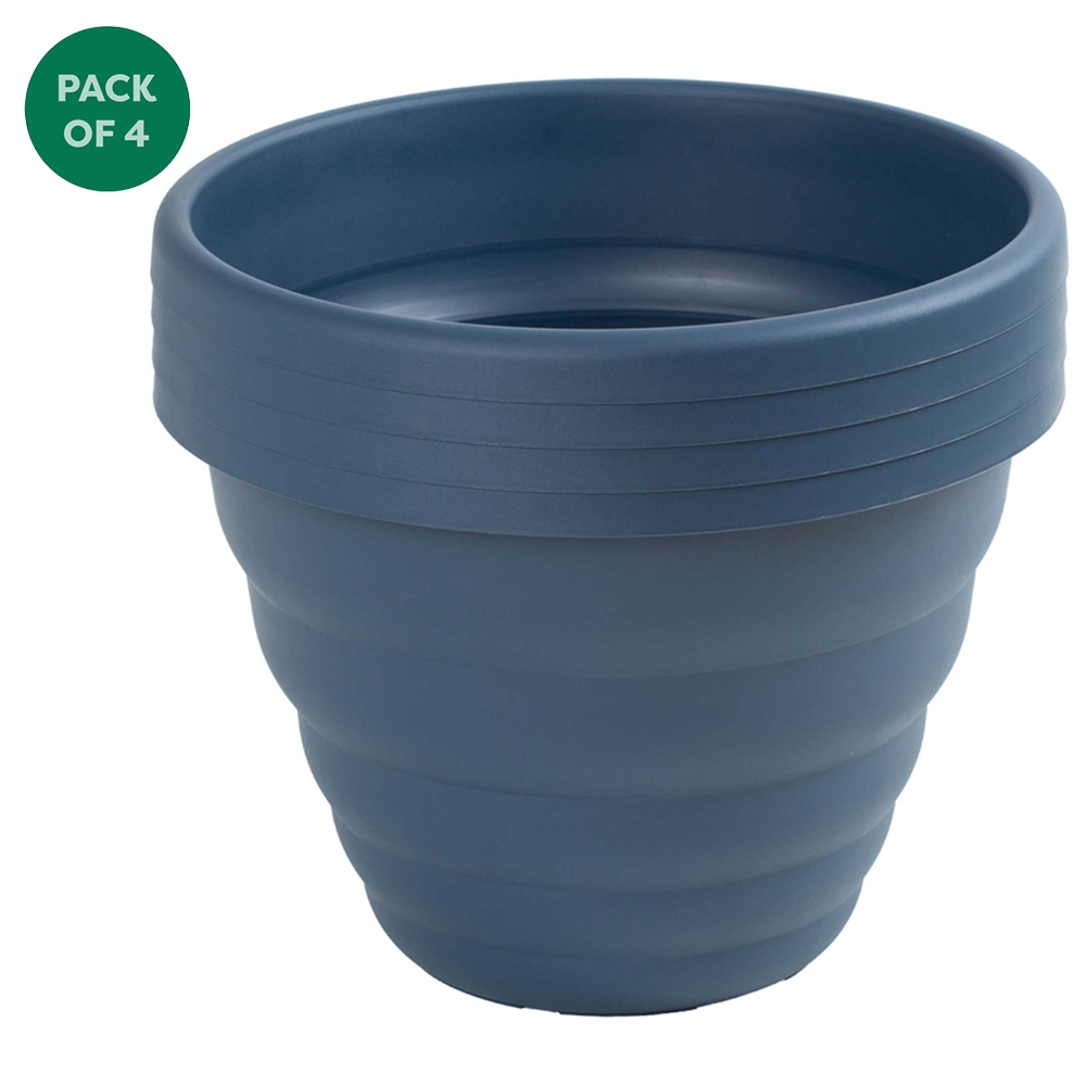Wham Beehive Navy Round Pot H344 48cm 4 Pack Image 1