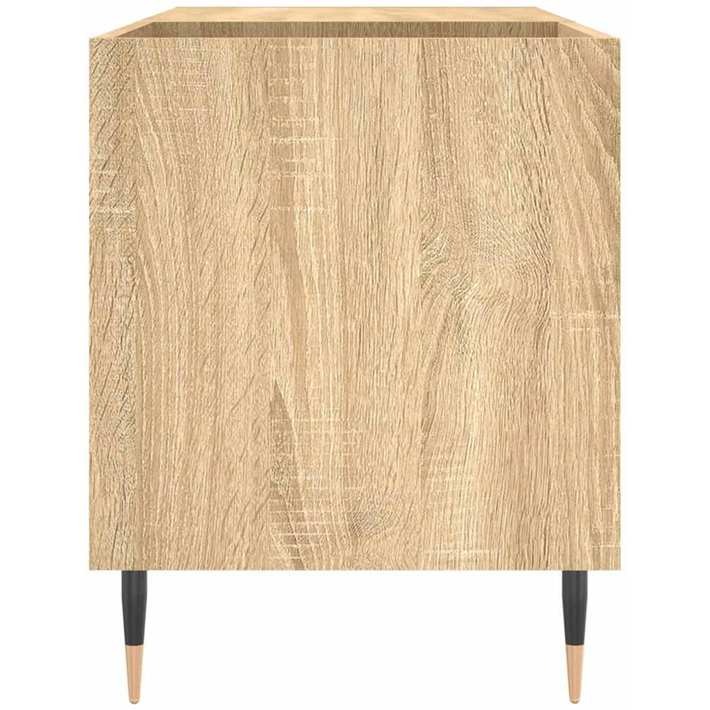 vidaXL 2 Shelf Sonoma Oak Record Cabinet Image 5