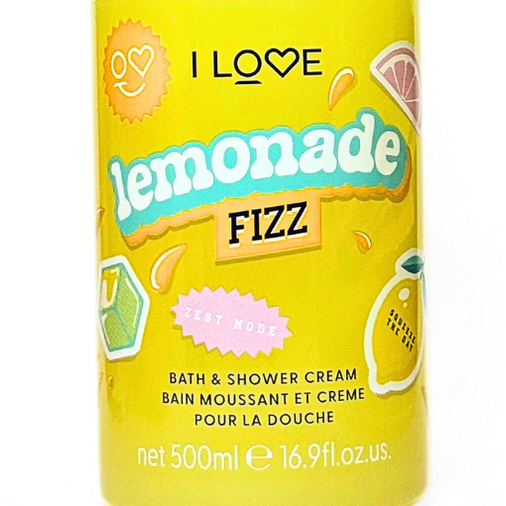 I Love Lemonade Fizz Bath and Shower Cream Lemonade Fizz Image 2