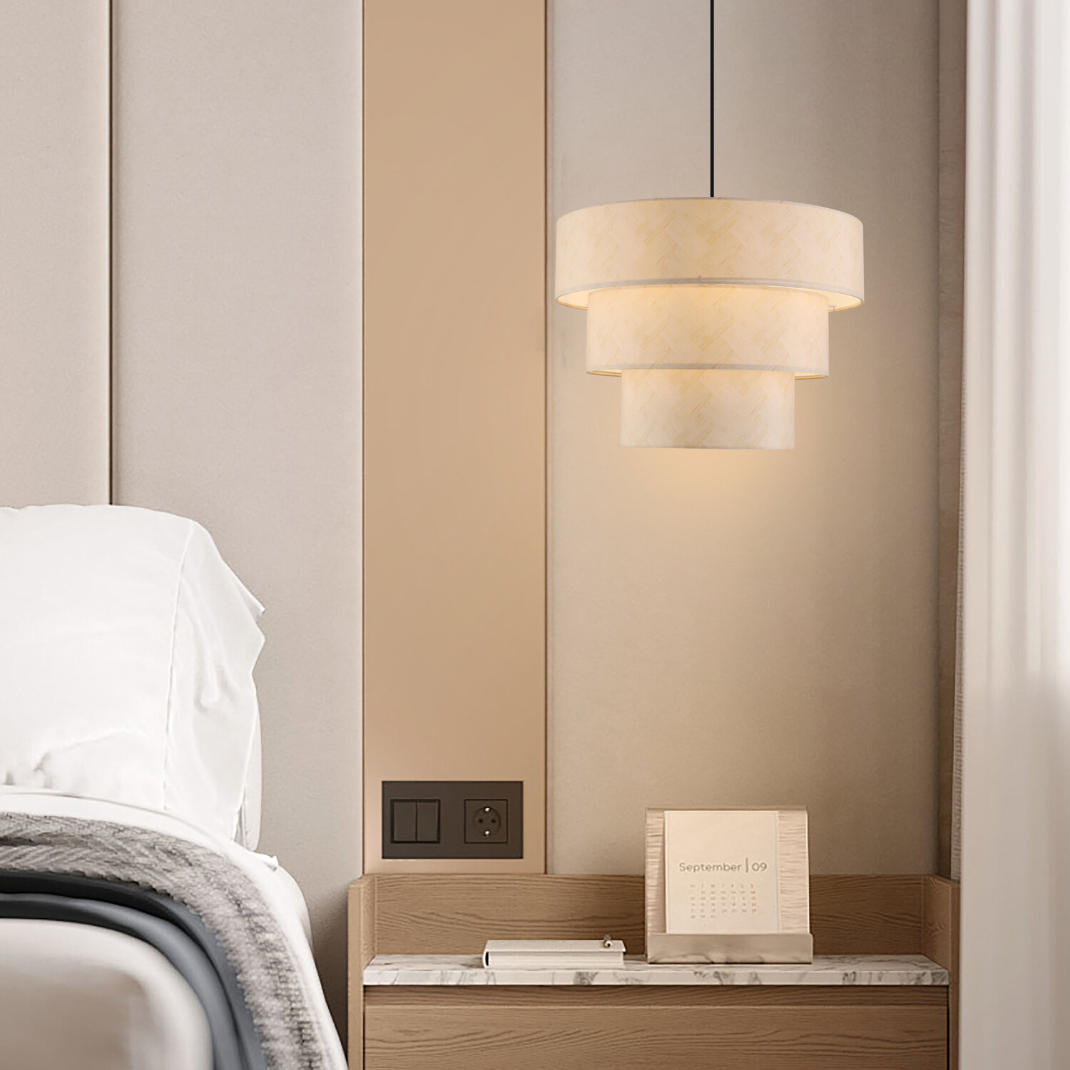 Natural 3 Tier Shade Natural Image 2