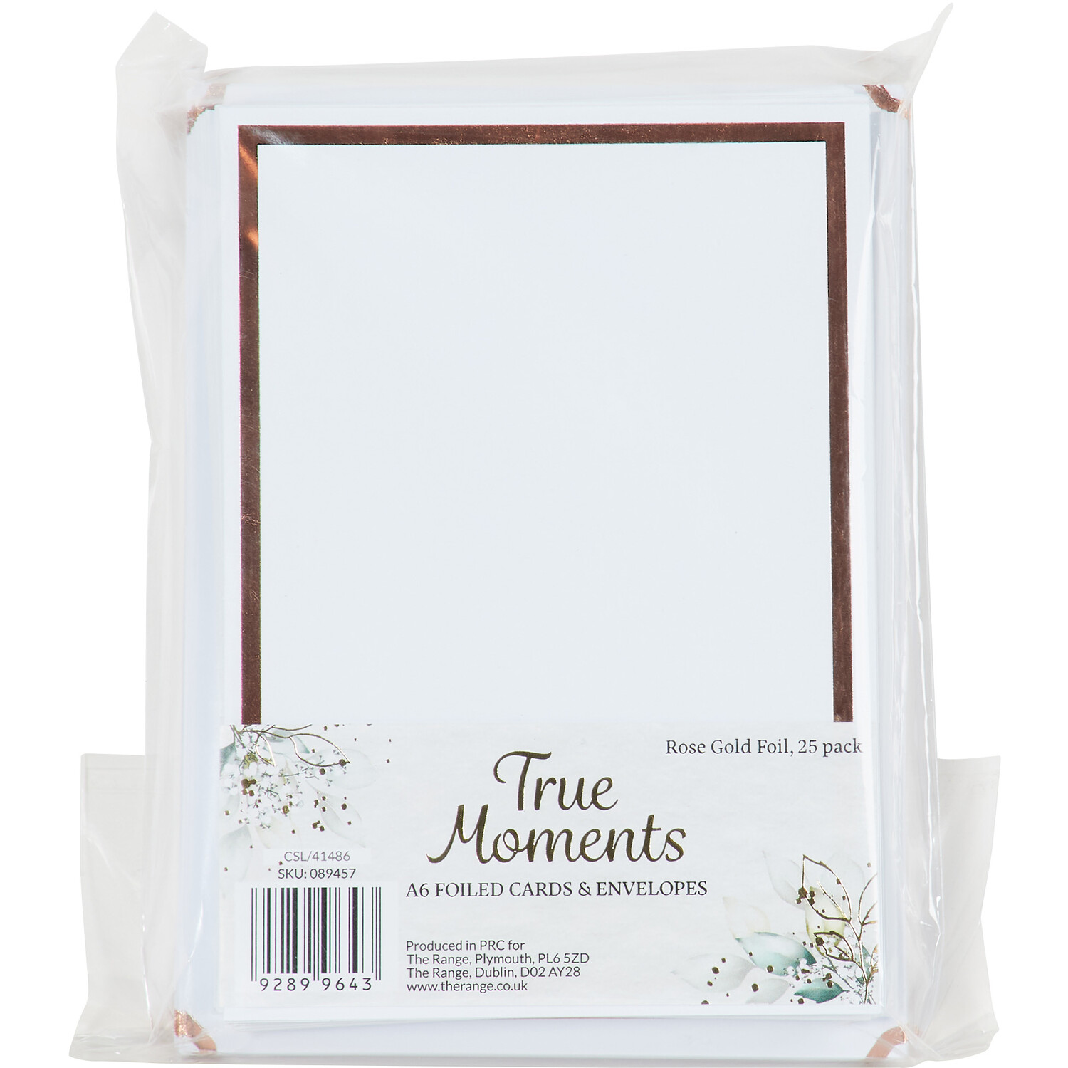 True Moments A6 Foiled Cards and Envelopes Image 1