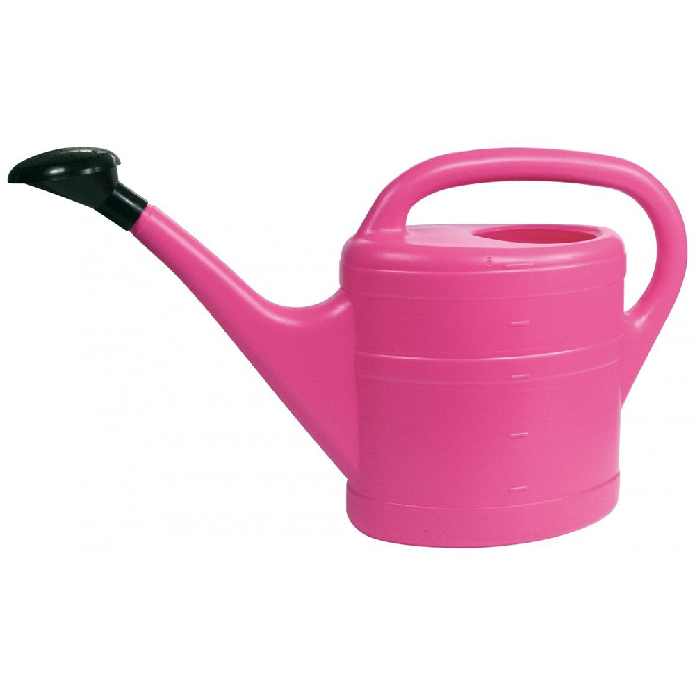 Green Wash Essential Pink Watering Can 10L Image