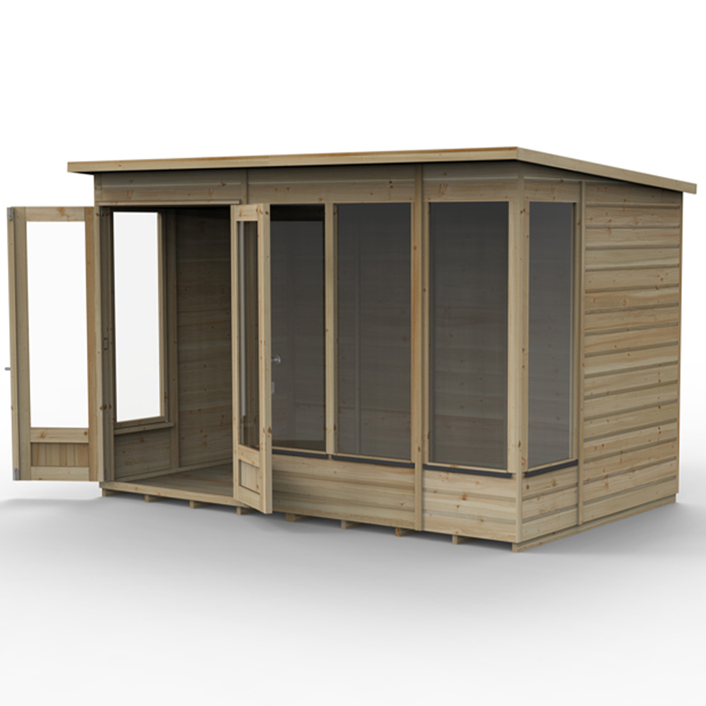 Forest Garden Beckwood 10 x 6ft Single Opening Apex Summerhouse Image 4