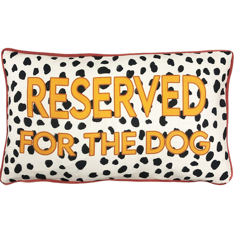 furn. Woofers Multicolour Reserved For The Dog Cushion Image 1