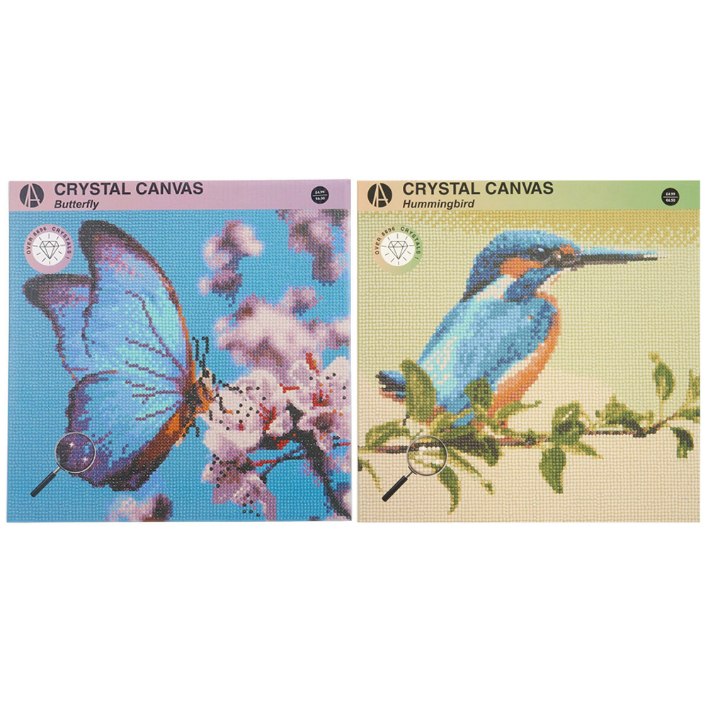 Art StudioCrystal Butterfly or Hummingbird Art Image 1