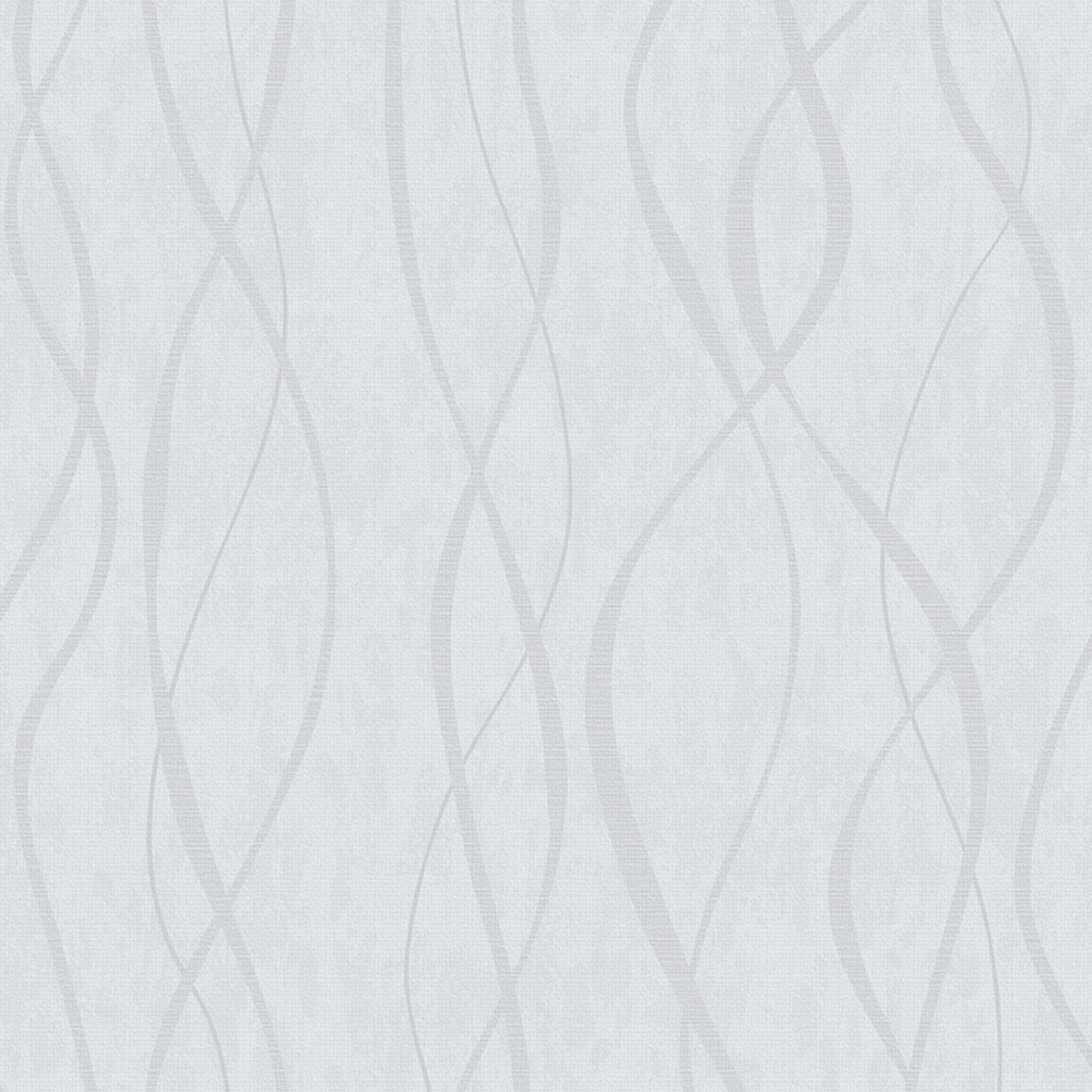 Galerie Special FX Metallic Ribbon Silver Grey Wallpaper Image 1