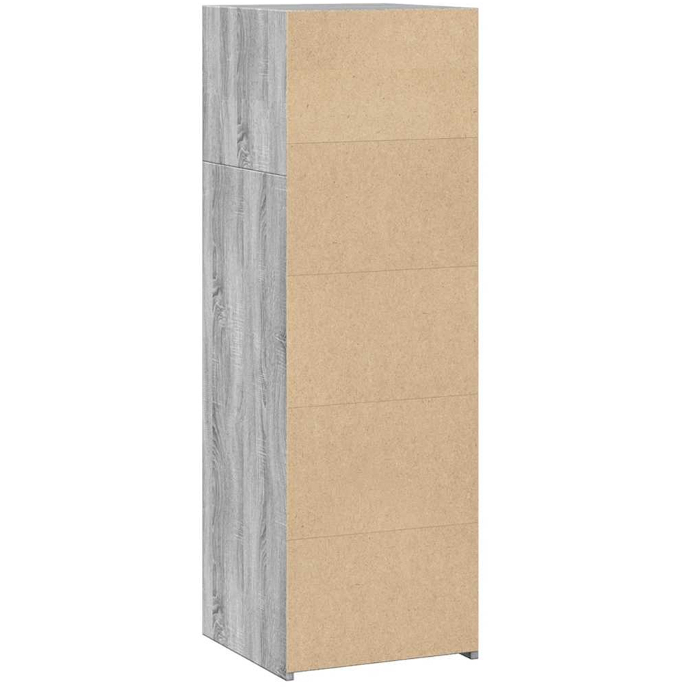 vidaXL 4 Shelf Grey Sonoma Highboard Image 6