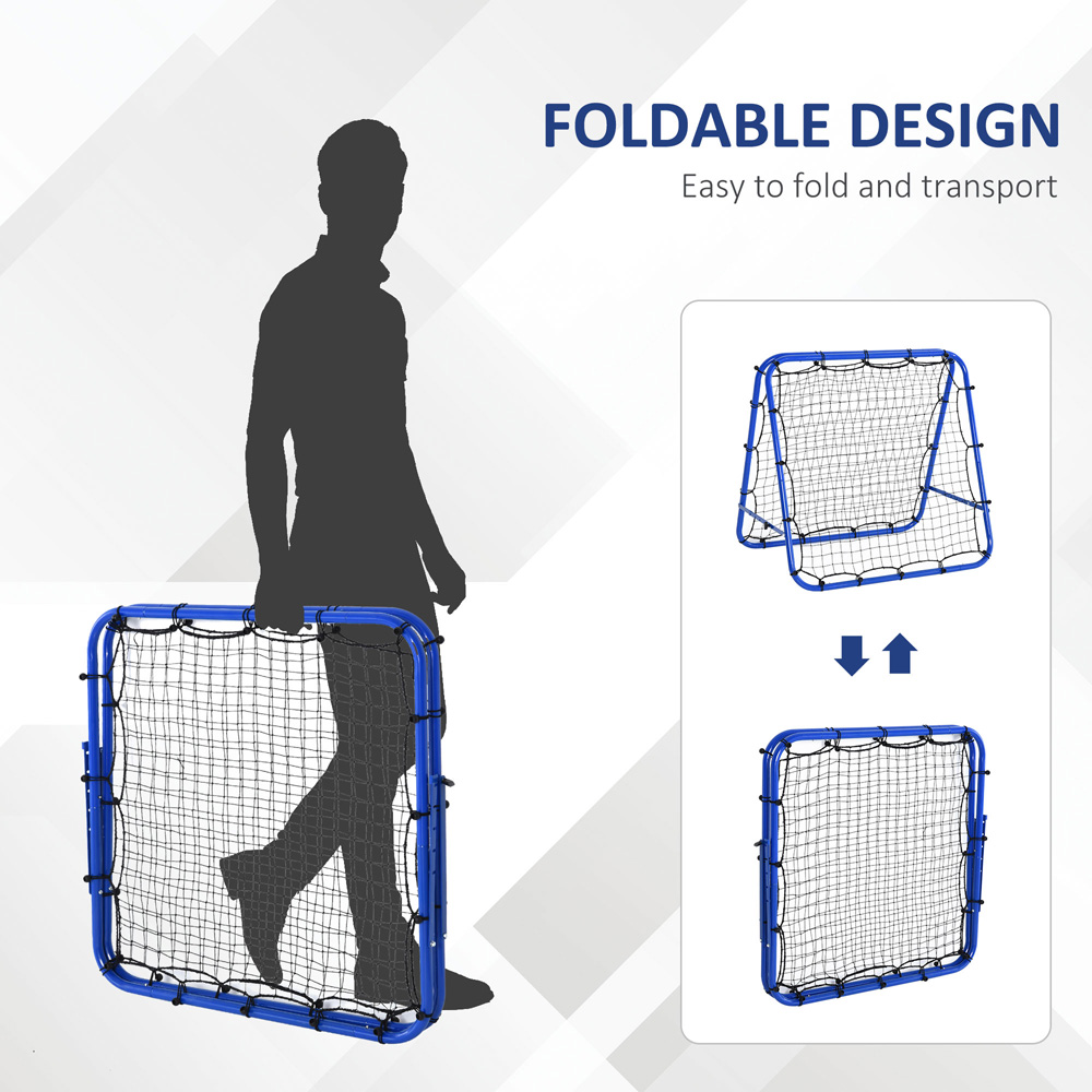 HOMCOM Blue Double Sided Rebounder Net Image 5