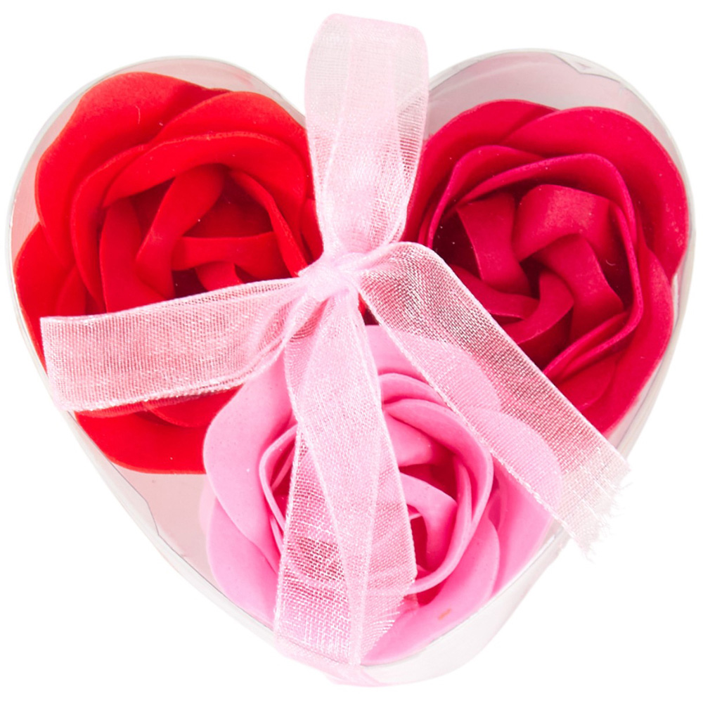 Pack of 3 Soap Roses Image 3