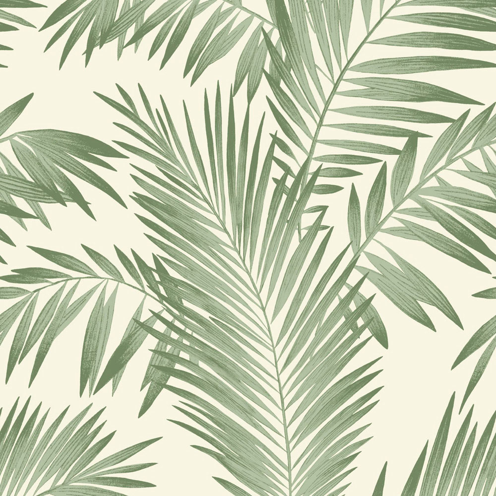 Arthouse Tropical Palm Green Wallpaper Image 1