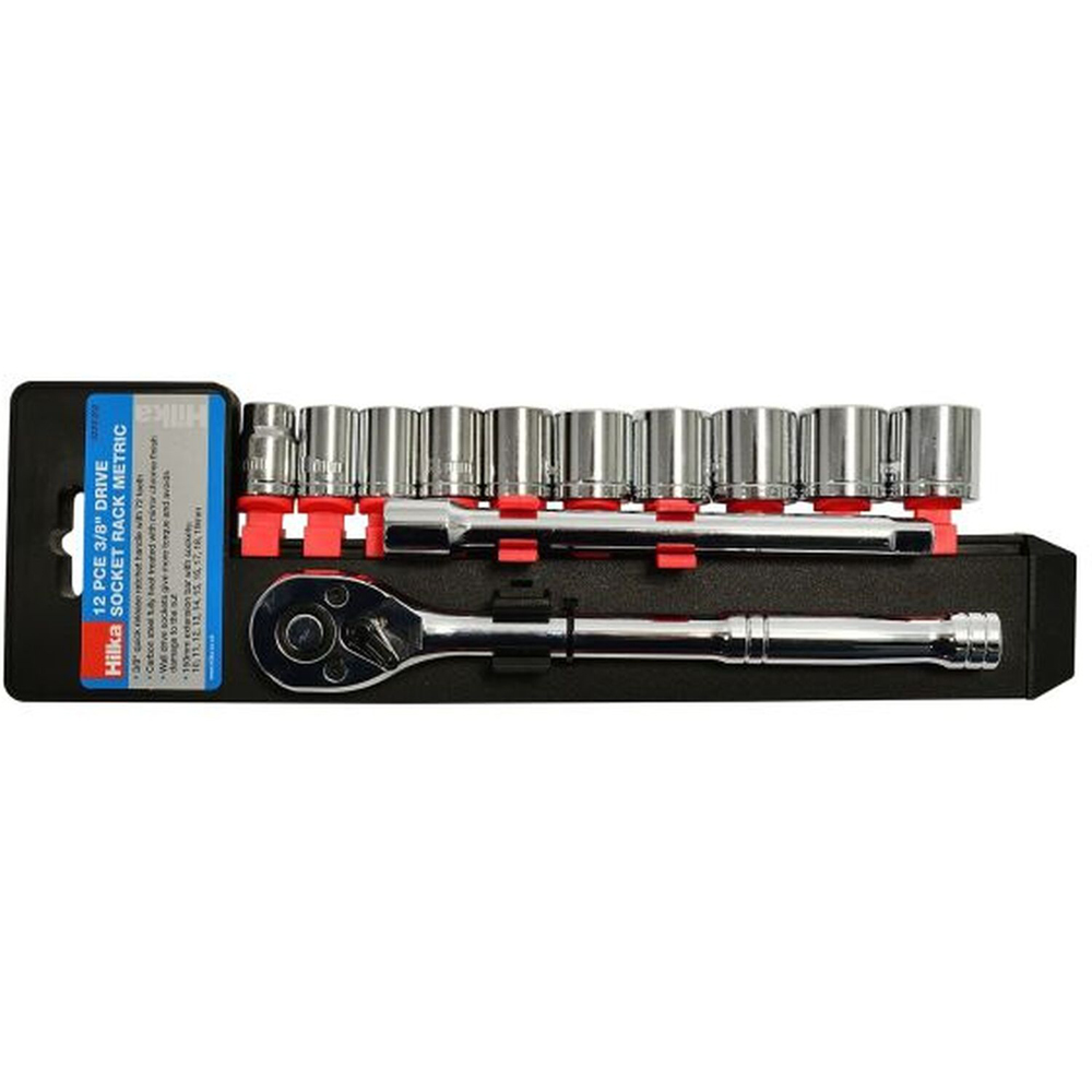 Hilka 12 Piece Metric Socket Set Image 2