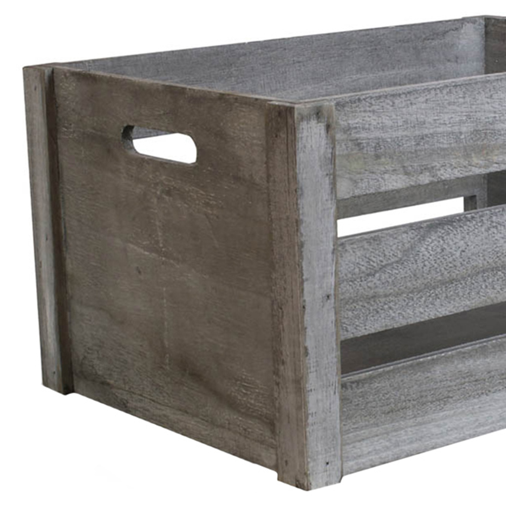 Red Hamper Large Deep Vintage Crate Wilko