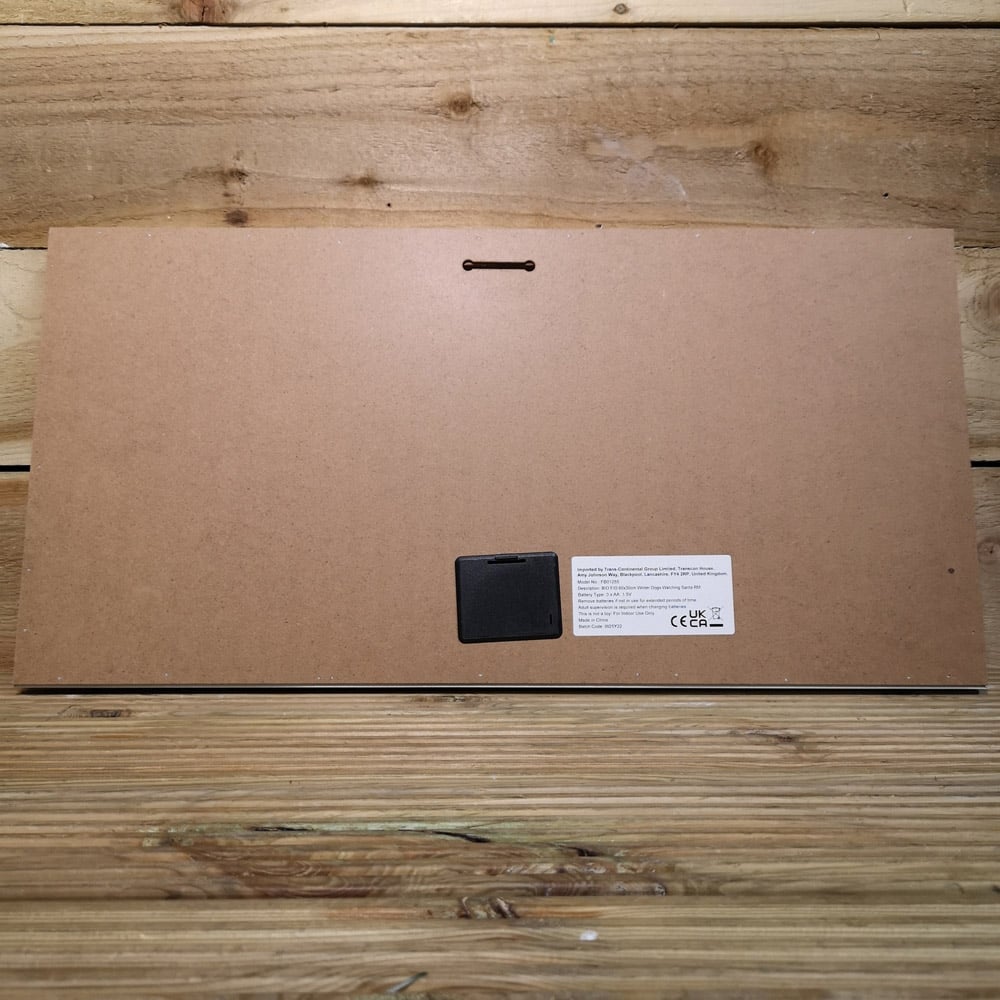 Samuel Alexander Winter Dogs Watching Santa Sleigh Christmas Light Up Wall Art 30 x 60cm Image 6