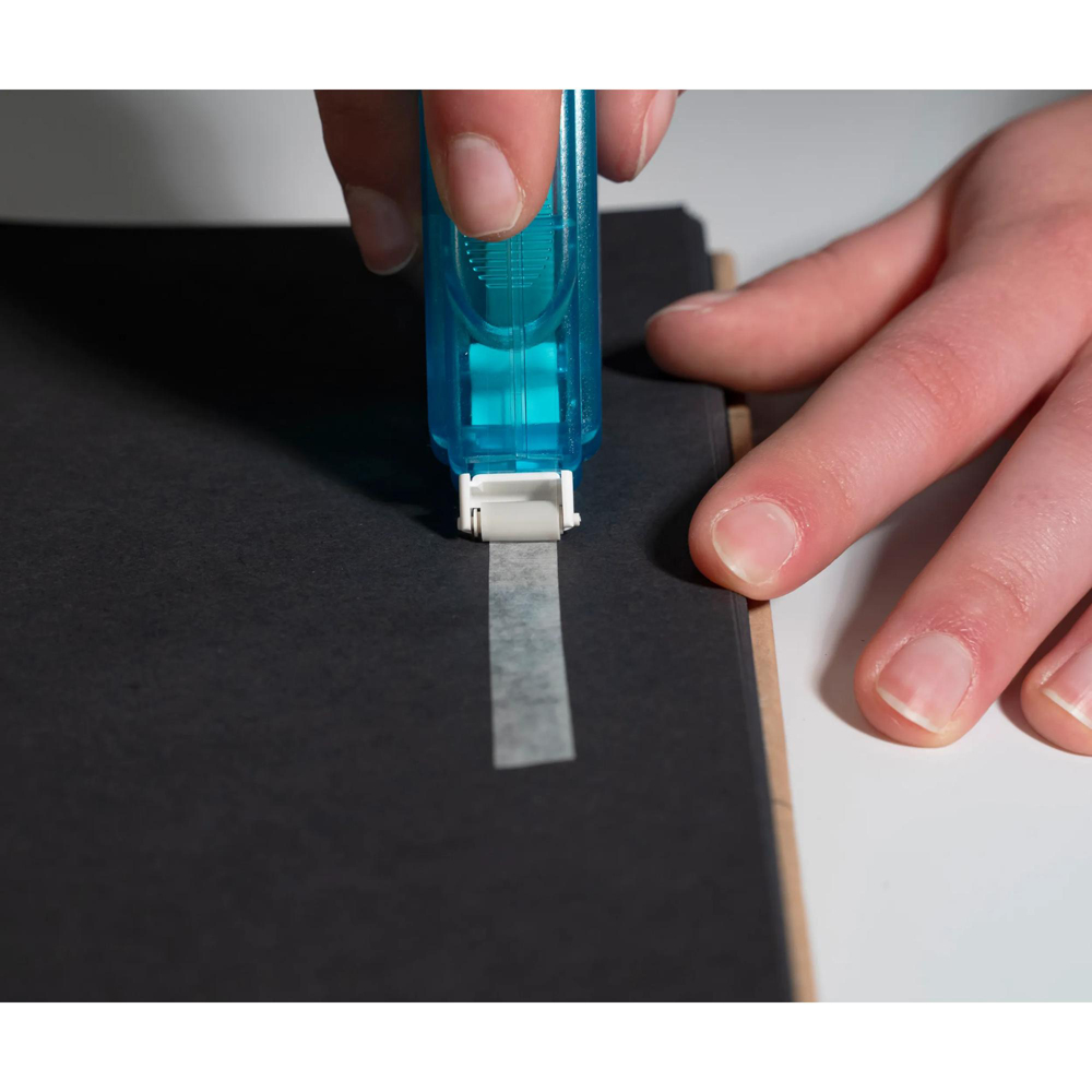 Exacompta Turquoise Double Sided Permanent Glue Roller 13m 6 Pack Image 6